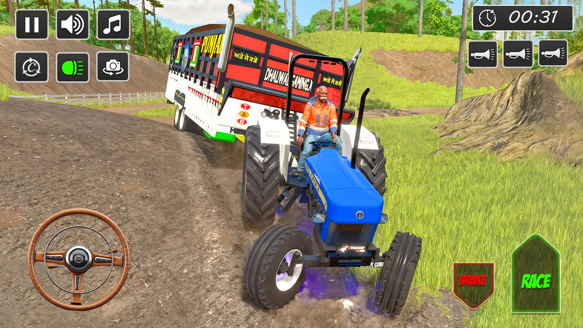 Real Farm Tractor Driving Game screenshot