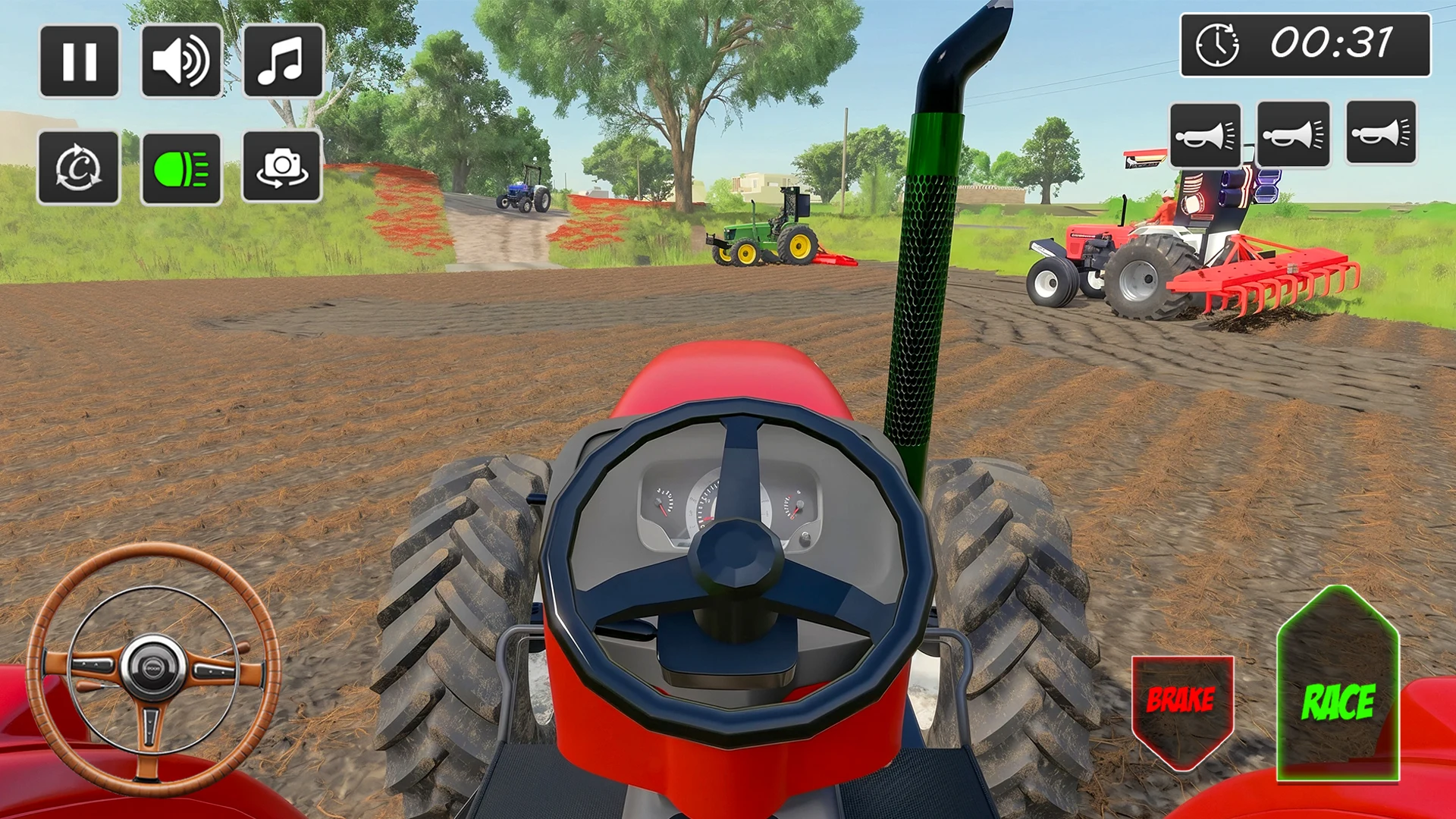 Real Farm Tractor Driving Game screenshot