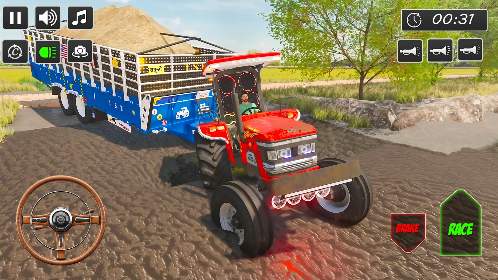 Real Farm Tractor Driving Game screenshot